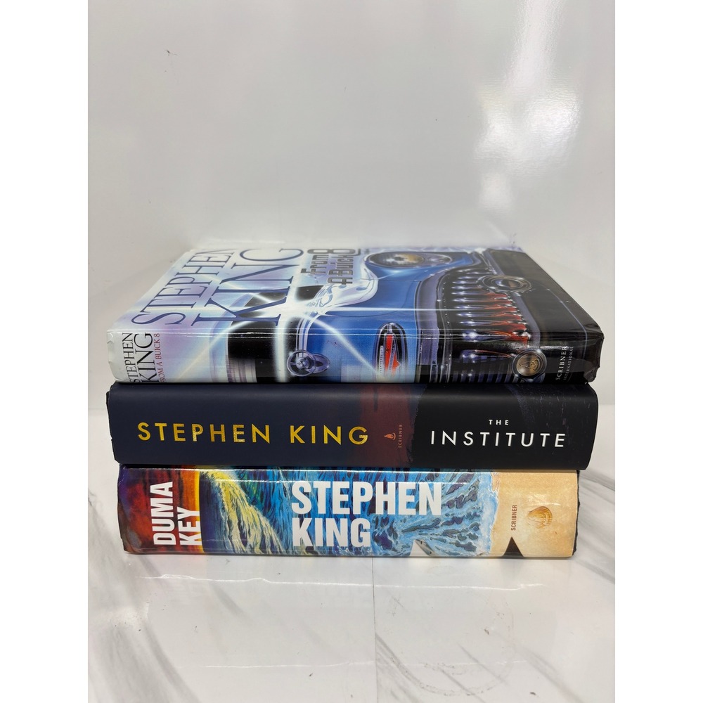Stephen King Hardcover Book Lot Duma Key The Institute From a Buick 8 Scribner - Picture 5 of 10